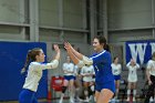 VB vs USCGA  Wheaton College Women's Volleyball vs U.S. Coast Guard Academy. - Photo by Keith Nordstrom : Wheaton, Volleyball